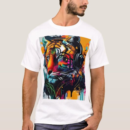 Lion Design T Shirt (Vorderseite)