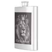 Lion, die klassische King-Flasche Flachmann (Links)