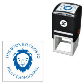 Lion Dieses Buch gehört zu - Name Permastempel (Beispiel)