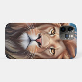 Lion Digital Art Portrait-56556 Case-Mate iPhone Hülle (Rückseite (Horizontal))