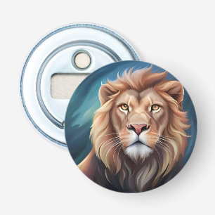 Lion Digital Art Portrait-56556 Flaschenöffner