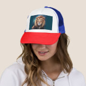 Lion Digital Art Portrait Truckerkappe (Beispiel)