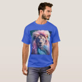 Lion Digital Art T - Shirt (Vorne ganz)