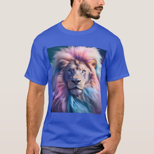 Lion Digital Art T - Shirt (Vorderseite)