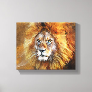 Lion Digital Oil Painting Leinwanddruck