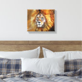Lion Digital Oil Painting Leinwanddruck (Insitu (Schlafzimmer))