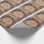 Lion Digital Painting Geschenkpapier (Ecke)