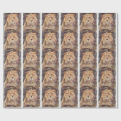 Lion Digital Painting Geschenkpapier (Flach)