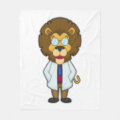 Lion Doctor's Coat Fleecedecke (Vorderseite)