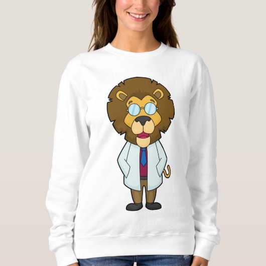 Lion Doctor's Coat Sweatshirt (Vorderseite)