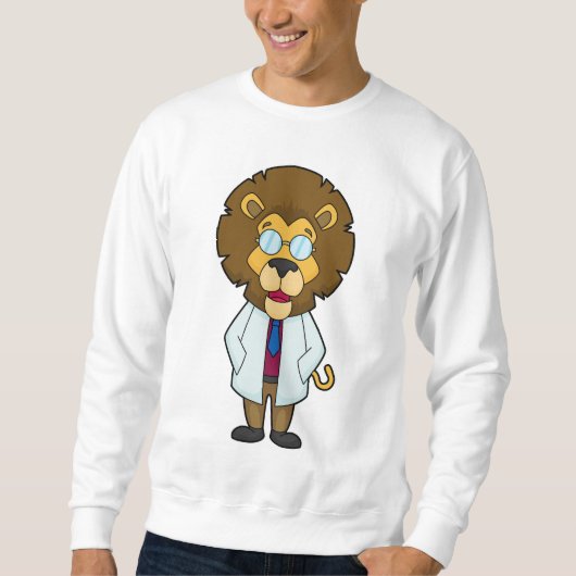 Lion Doctor's Coat Sweatshirt (Vorderseite)