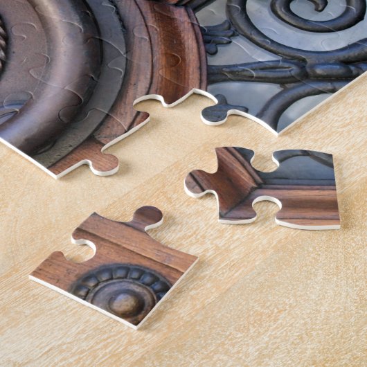 Lion Door Knocker - Barcelona, Spanien-8x10 -110 p Puzzle (Seite)