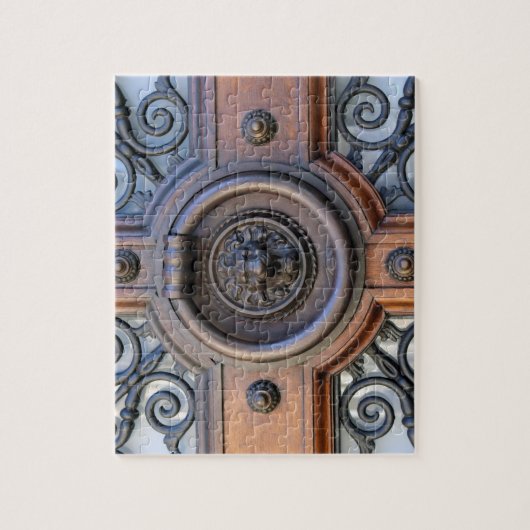 Lion Door Knocker - Barcelona, Spanien-8x10 -110 p Puzzle (Vertikal)