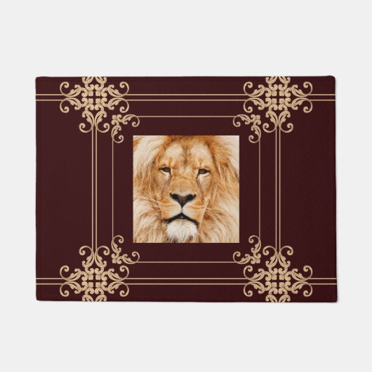 Lion Door Mat Fußmatte (Vorderseite)