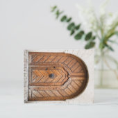 Lion Door Postcard Postkarte (Stehend Vorderseite)