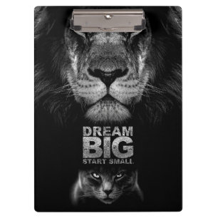 Lion Dream BIG Start Small Klemmbrett