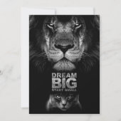 Lion Dream BIG Start Small Save The Date (Vorderseite)