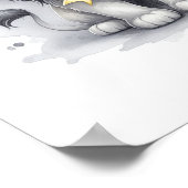 Lion Dschungel Kinderzimmer Wine Art Poster (Ecke)