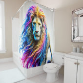 Lion Duschvorhang (Beispiel)