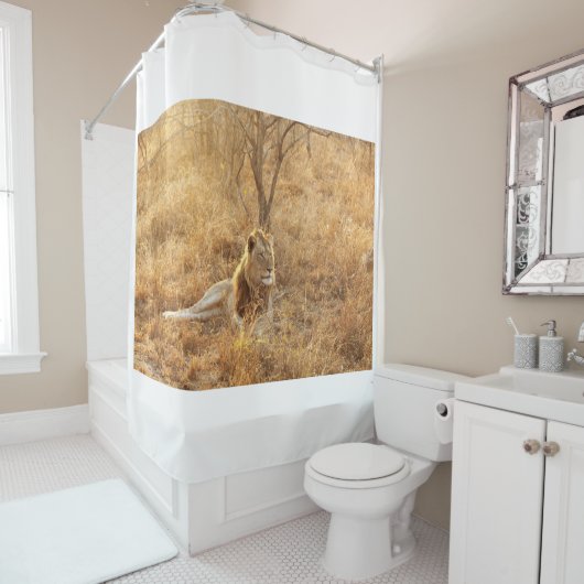 Lion Duschvorhang (Beispiel)