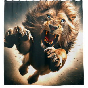 Lion Duschvorhang