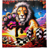 Lion Duschvorhang (Vorderseite)