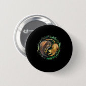 Lion Eagle Yin Yang China Harmonie Meditation Gesc Button (Vorne & Hinten)