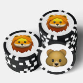 Lion - Emoji Pokerchips (Stapel)