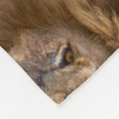 Lion Energy Shaman Mandala Fleecedecke (Ecke)