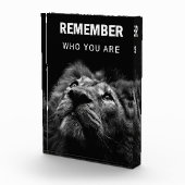 Lion erinnere dich daran, wer du bist fotoblock (Rechts)