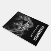 Lion erinnere dich daran, wer du bist fußmatte (Schrägansicht)