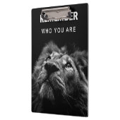 Lion erinnere dich daran, wer du bist klemmbrett (Links)