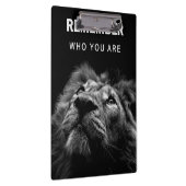 Lion erinnere dich daran, wer du bist klemmbrett (Rechts)