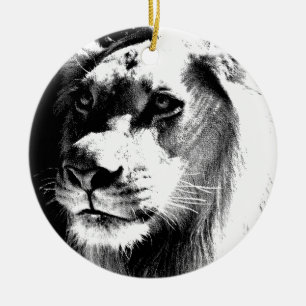 Lion Eyes Keramik Ornament