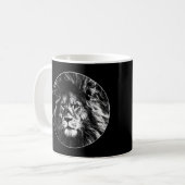 Lion Face Animals The King Pop Art Template Kaffeetasse (Vorderseite Links)