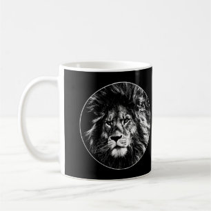 Lion Face Animals The King Pop Art Template Kaffeetasse