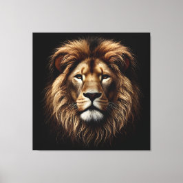 Lion Face Canvas Print Leinwanddruck