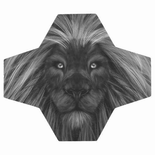 Lion Face Fußball (Flach)