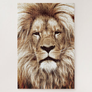 Lion Face Jigsaw Puzzle
