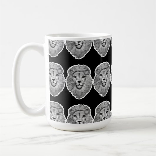  Lion Face Mug Kaffeetasse (Links)