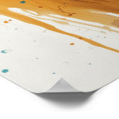 Lion Face Poster (Ecke)