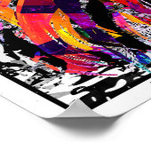 Lion Face Poster Print - Realistische Lion Zeichnu (Ecke)