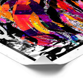 Lion Face Poster Print - Realistische Lion Zeichnu (Ecke)