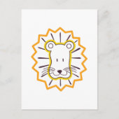Lion Face Postkarte (Vorderseite)