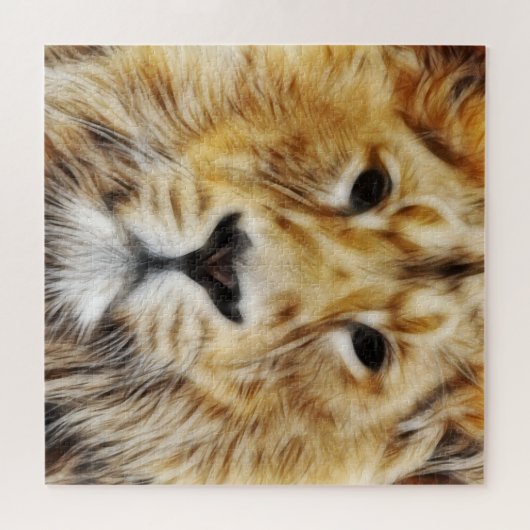 Lion Face Puzzle (Horizontal)