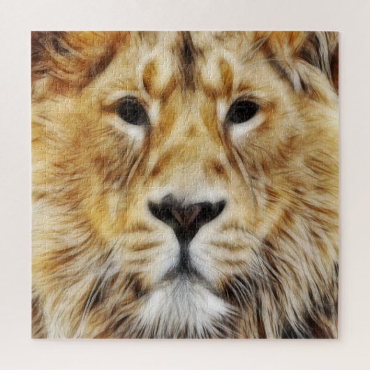Lion Face Puzzle (Vertikal)