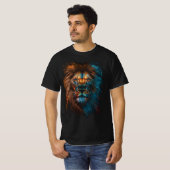 Lion Face Shirt, African Safari Shirt (Vorne ganz)