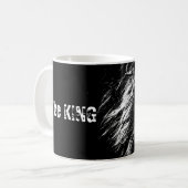Lion Face The King Animals Template Pop Art Kaffeetasse (Vorderseite Links)
