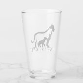 Lion Family Glas (Rückseite)