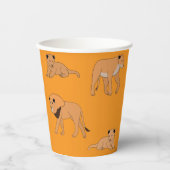 Lion Family Pappbecher (Vorderseite)